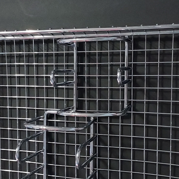 Silverware Holder,Metal, 9 1/2in.Wx2 3/4in.H.GUC looks New - Picture 3 of 4